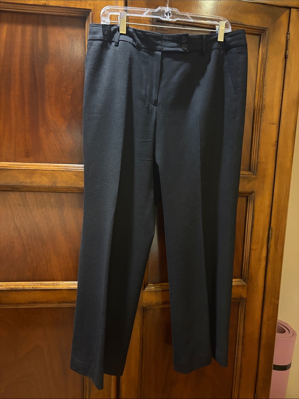 Talbots Black Straight Leg Dress Pants